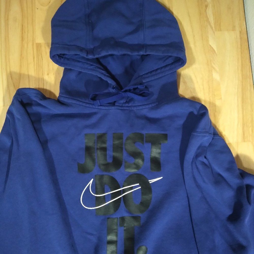 Nike Just Do It Logo Spell Out Hoodie Sweatshirt